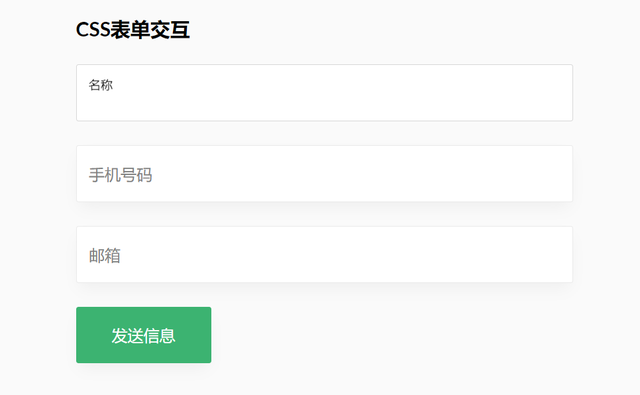 css3实现的在网页中文本框标签获取焦点上浮特效源码[10147]